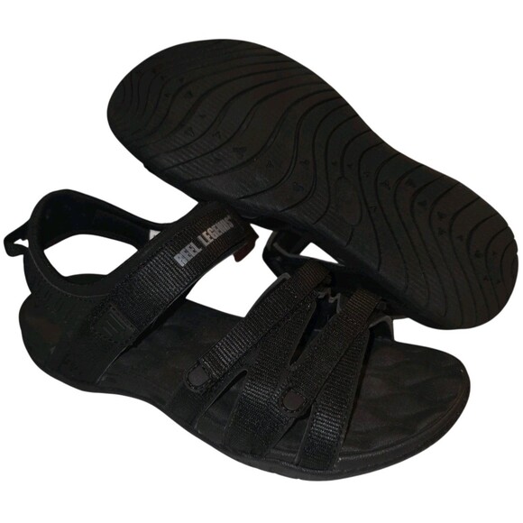 Reel Legends Sandals - Nassau Black - Women's Size 8 - Picture 1 of 8